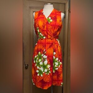 Vintage Hawaiian Tiki dress